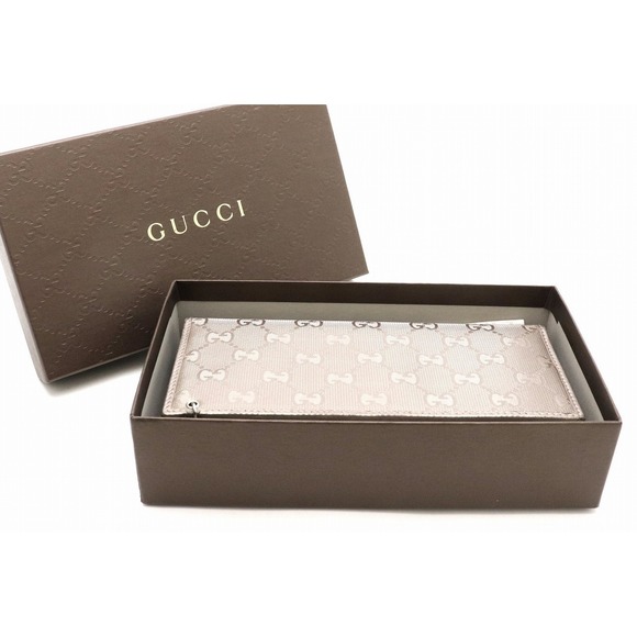 Gucci GG Implement Wallet Chain Wallet 2WAY Metallic Bronze Pink - Picture 9 of 9